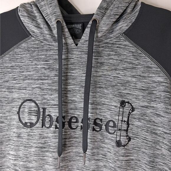 Gold Country Signature Sportswear Concepts Hoodie Mens Large Bow Hunter Obsessed - Picture 4 of 8